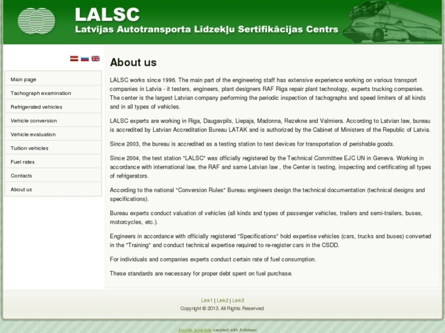 Latvijas autotransporta līdzekļu sertifikācijas centrs, 